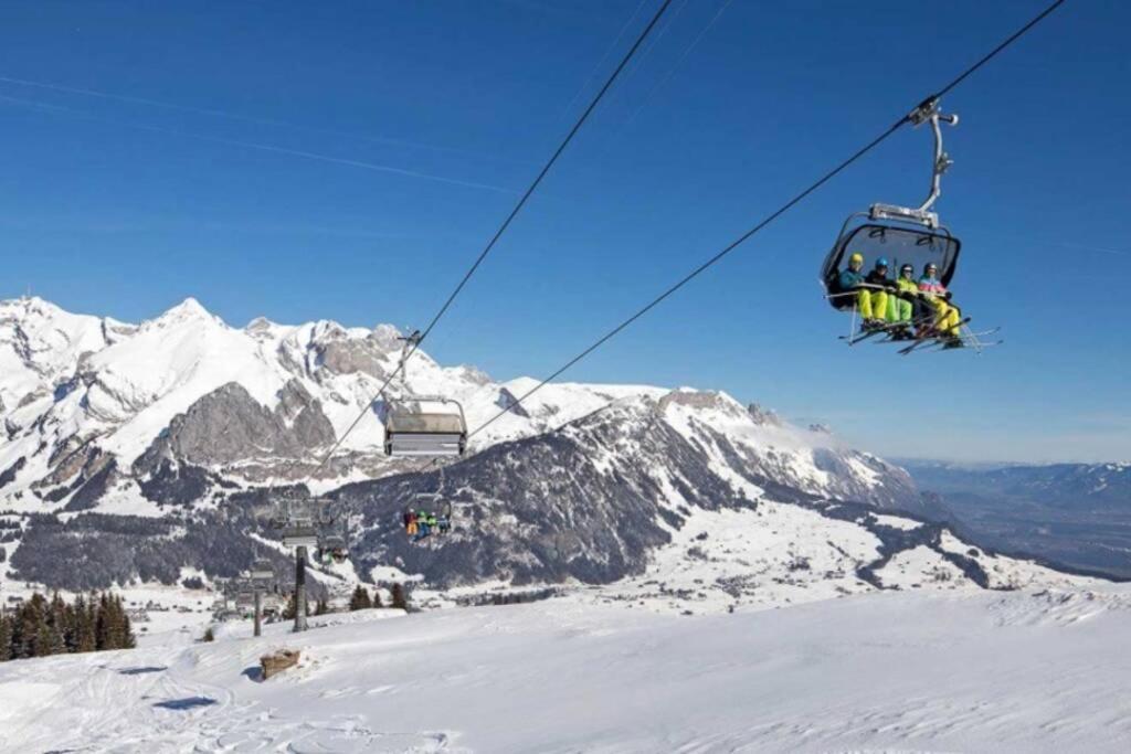 Beautiful Chalet On The Piste In Swiss Alps Alt St. Johann Extérieur photo